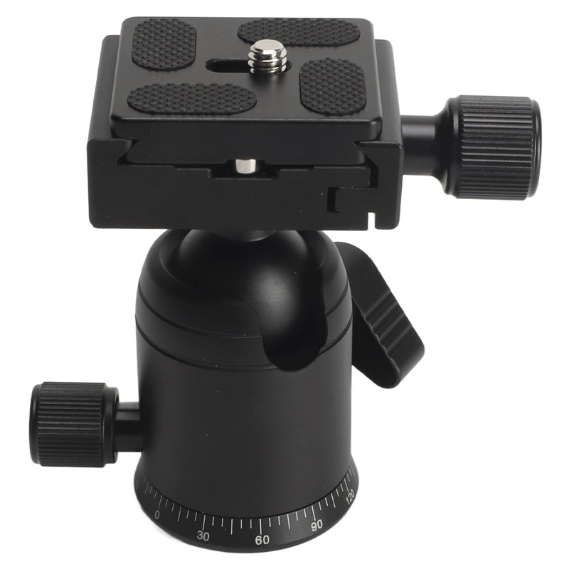 Panoramic Ball Head 360 Degree Rotating 3/8in Thread Metal Tripod