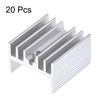 uxcell 16mm x 15mm x 10mm TO-220 Aluminum Heatsink for