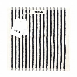 TEKLA Hand Towel, Nordic Tekra Handkerchief, Stripes, Core Collection, 11.8 x 11.8 inches (30 x 30 cm), Brand Ladies, Men's, Gift, Cute, Dad, Birthday, Gift, Plain, Stripe