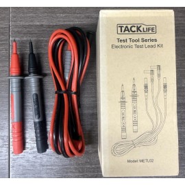 Tacklife 4pcs Automotive Multimeter Test Lead Kit Wire Piercing Clip Puncture Probe Set