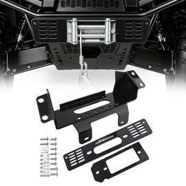 maXpeedingrods Winch Mount Bracket Plate for Polaris