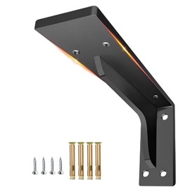 AILEWE Shelf Bracket, L-Shaped Bracket, Wall Storage Bracket, DIY Shelf, Shelf, Shelf, Hardware, L-Shaped Hardware, Shelf Posts, Shelf Holder Set