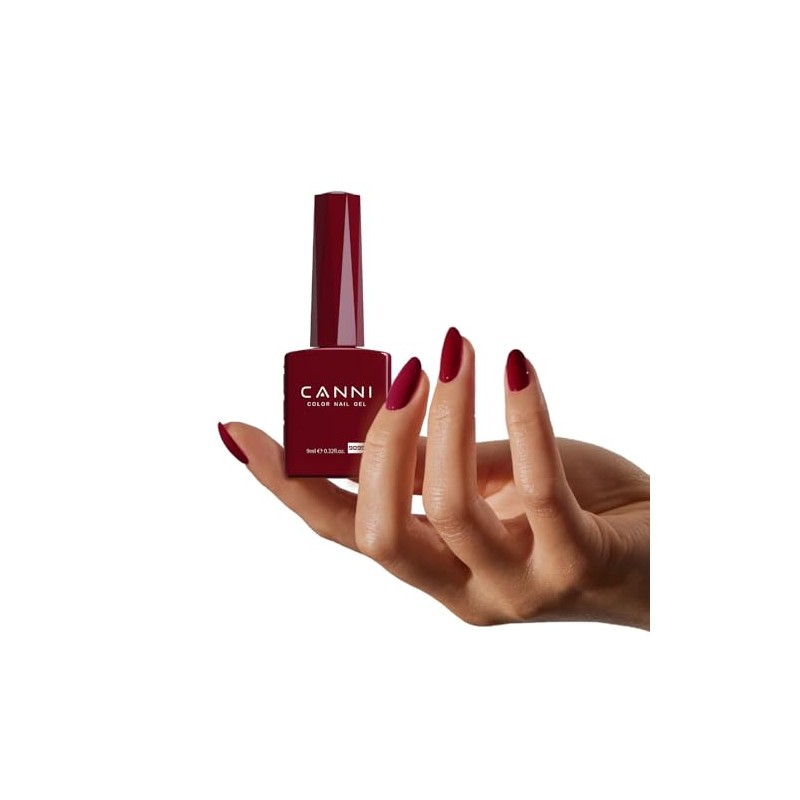 CANNI - Esmalte de uñas en gel de color rojo