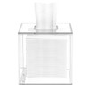 HIIMIEI Acrylic Tissue Box Cover Clear Tissue Holder Square Napkin