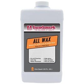 4 Set Lundmark All Wax, Self Polishing Floor Wax, 32-Ounce, 3201F32-6