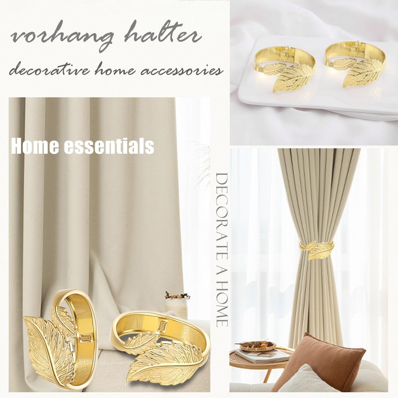 Curtain Holdbacks Tie Backs Hooks Tiebacks Ties Holder Rope Magnetic