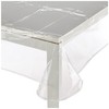 Soleil d'Ocre 853600 Cristal Square Tablecloth Transparent PVC Transparent 180