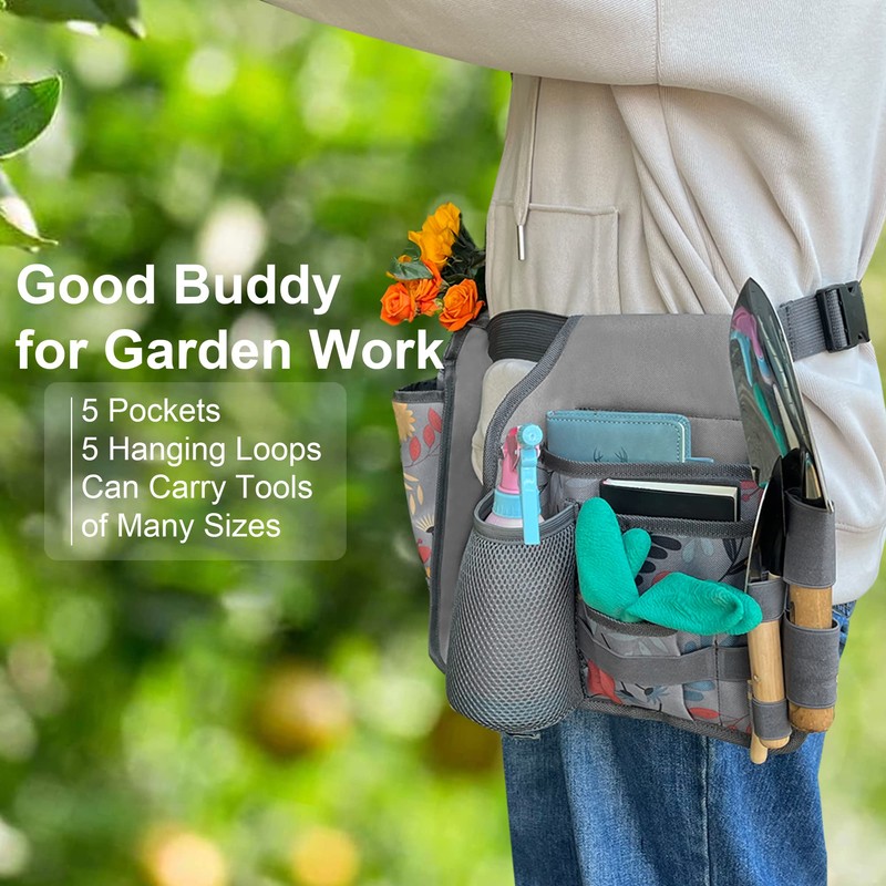 Gardening Apron Garden Tool Belt Set - Garden Apron W/Pockets