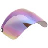 Motorcycle Helmet Lens Metal Button Removable UV Protection Adjustable Motorbike