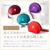Women's Coin Purse Leather Cowhide Handmade Strap Cosmetic Pouch, red