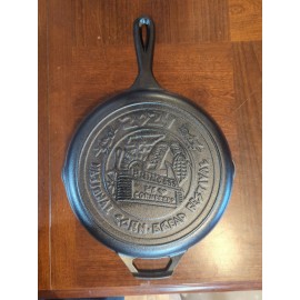 LODGE 2024 CORNBREAD FESTIVAL  Logo Cast Iron Advertising Skillet