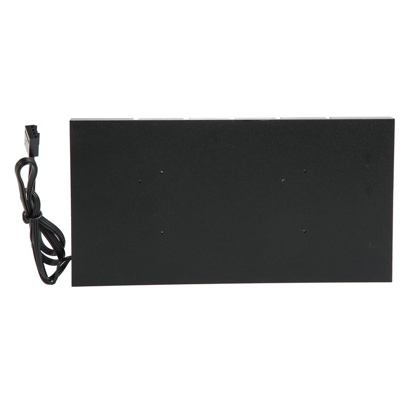 GPU Backplate Cooler, Aluminum Alloy Graphics Card Backplane Heatsink, 4