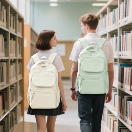 HYC00 School Backpack Girls Boys Teenagers School Bag, Backpack Women's Causal Daypack Travel School Bags 14 Inch Laptop Backpack for Girls Backpack Waterproof Bookbag College for School Backpacks, J2