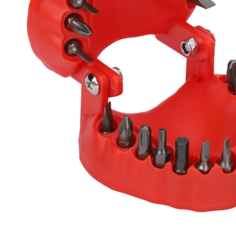 Denture Drill Bit Holder Teeth Model Shaped Full Opening Screwdriver