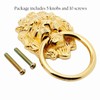 Mgoodoo Knobs Lion Head Front Door Knockers Home Garden Door