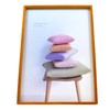 KING 70172 JK101-A4-BR Picture Frame Wood Frame A4 Brown