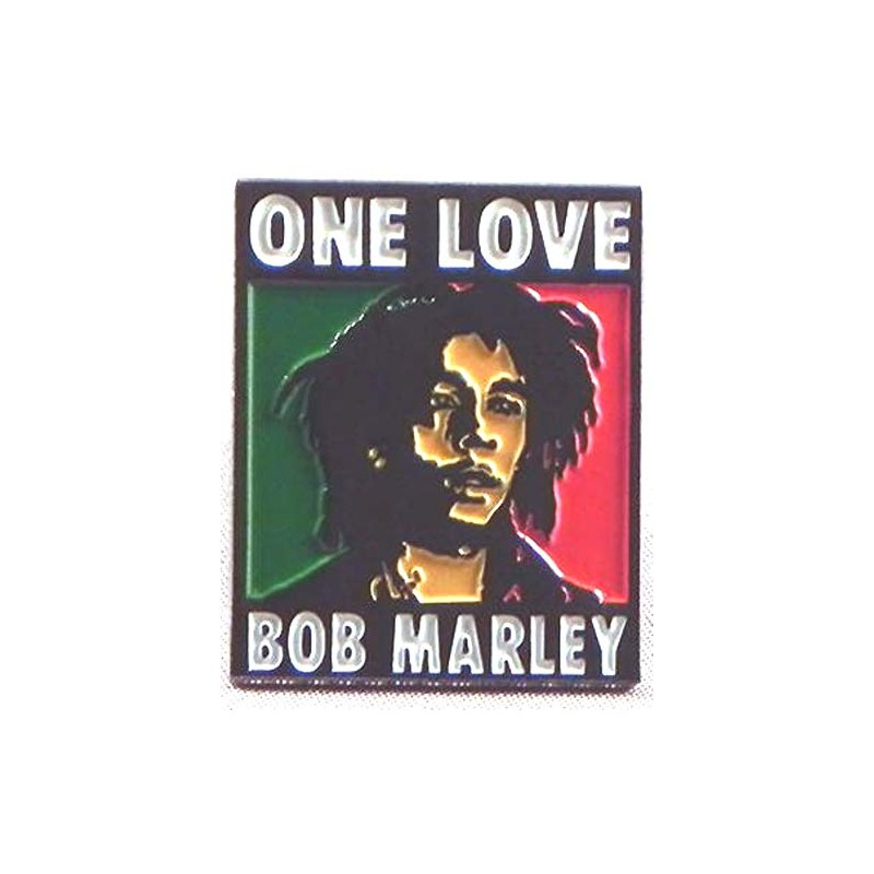 Metal Enamel Pin Badge Rock Music Superstar - Bob Marley