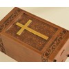 engmvwod Large Wood Memorial Ash Urn, Cremation Adult Human Ashes