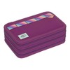 LÄSSIG Unique School Triple Pencil Case Slim Lilac