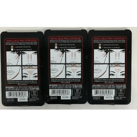 L'Oréal Lot of  3 NEW Infallible Pro-Contour Contour & Highlight Palette - 815 Deep