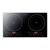 DYRABREST Electric Dual Induction Cooktop,Countertop Double Burner with Adjustable Temperature-Portable