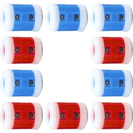 10pcs Knitting Crochet Stitch Marker Plastic Knit Counter Row Counter Knitting Accessories (Random Color)