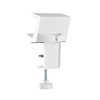 InLine® Table Clamp for Power Strip, White