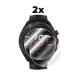 IPG for Garmin Approach S70 SmartWatch Hydrogel Screen Protector (2 Units) Invisible HD Clear Film Anti Scratch Guard-Smooth/Self-Healing/Bubble (Approach S70, 47 mm)