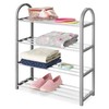 Whitmor 4-Tier Compact Closet Shelves - Gray