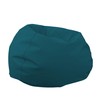 FDP 30" Vinyl Bean Bag Chair, Furniture for Kids and