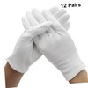 FOMIYES 12 Pair Lightweight Cotton Gloves Wear Resistant Protective Work
