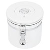 Stainless Steel Sealed Canister Coffee Flour Sugar Container Storage Jar