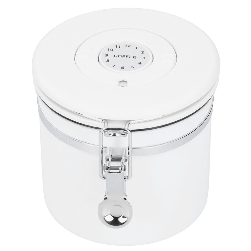 Stainless Steel Sealed Canister Coffee Flour Sugar Container Storage Jar