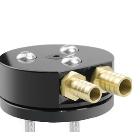 Kujunpao Diesel Parts Fuel Gas Kit Integrated Return Dual-Port Sump Kit Compatible with Airdog or FASS for Cummins, Duramax, Powerstroke