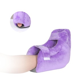 Ehucon 1pc Velour Heel Protectors Remove Pressure and Bedsores,Heel Protector for Pressure Sores for Heal Protection, Foot Pillow for heel pain