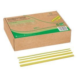 Quadrios 19011CA097 Heat Shrink Tubing Assortment Green / Yellow 2:1 200 Pieces