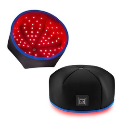 Gorro de Crecimiento del Cabello, Terapia de Luz Roja, Ajuste de Tres Niveles de Pulso,Adecuado para Hombres y Mujeres con Pérdida de Cabello, Sistema Avanzado de Regeneración del Cabello