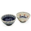 Bunzlauer Multi-Purpose Bowls 13.5 cm Ribbed Set of 2 (Decorative