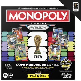 Monopoly Hasbro Games Juego de Mesa Panini Prizm Copa Mundial de la FIFA                                                                              