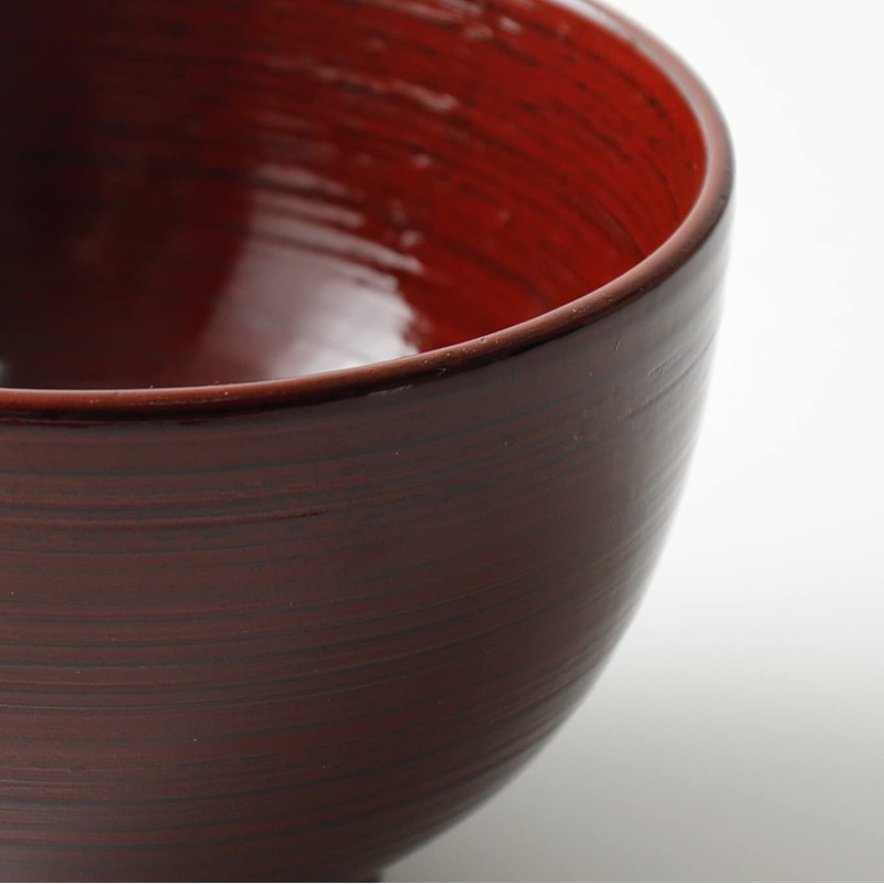 Osaka Choseido Dishwasher Safe Wooden Soup Bowl Yamanaka Lacquer Diameter