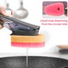 10 Pack Sponge Dishwand Brush Refills for Scotch-Brite Dishwand (Pink)