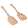 Cooking Spatulas, Kitchen Spatulas, Wooden Spatula Set with Leaking Shovel