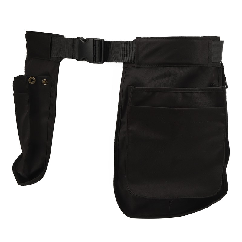 Apron Waist Cover with Plastic Buckle Multiple Pockets Server Aprons