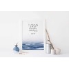 Psalm 40 1 Bible Verse Print, I Waited Patiently for