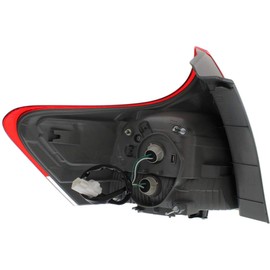 For 2013 2014 2015 2016 Toyota Venza Tail Light Driver and Passenger Side Bulbs Included DOT Certified TO2800190 + TO2801190 | 81560-0T020Smoke Lens