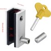 Window Locks, 4 Sets Sliding Security Window Lock with Key