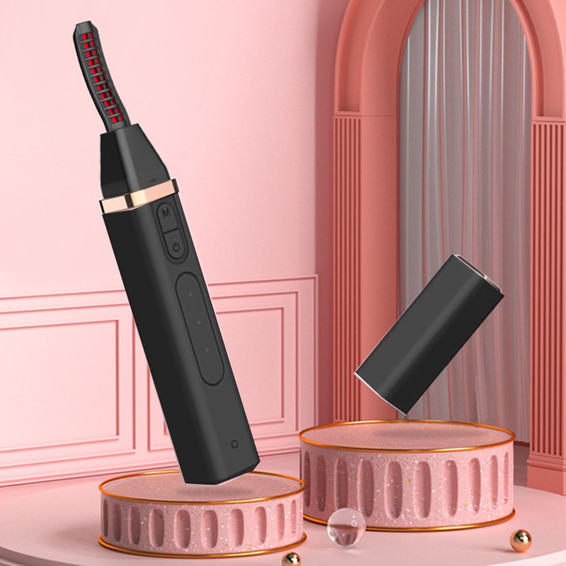 Heated Eyelash Curler Comb USB Rechargeable Electric Heated Eyelash Curler