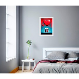 Originalys Love A4 Poster, Liebesposter, Liebesposter, Liebesposter, Geschenkidee zum Valentinstag, Jahrestag, für Paare, Weihnachten, etc. (ungerahmt)