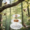 Bird Feeder for Outdoor | 3-layer Birdbaths Bowl Outdoor |