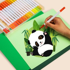 KYMY 35 Sheets Colored A4 Construction Cardstock Papers, 7 Assorted Colors 200gsm Thick Pastel DIY Craft Colored Papers for Origami, Scrapbook Craft, Arts Painting Classroom Supplies Christmas